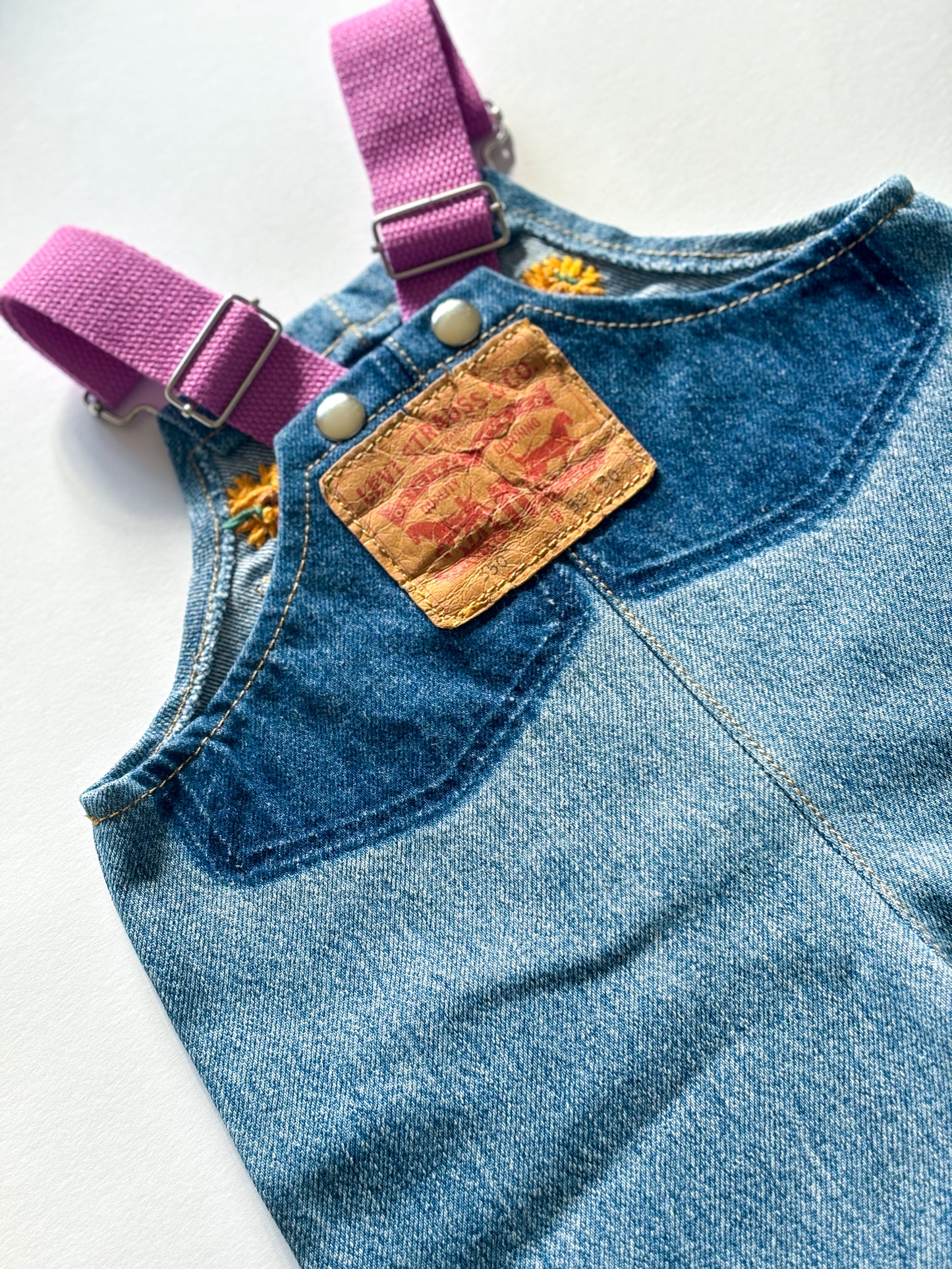 Sunflower Dungarees, 1-2 years