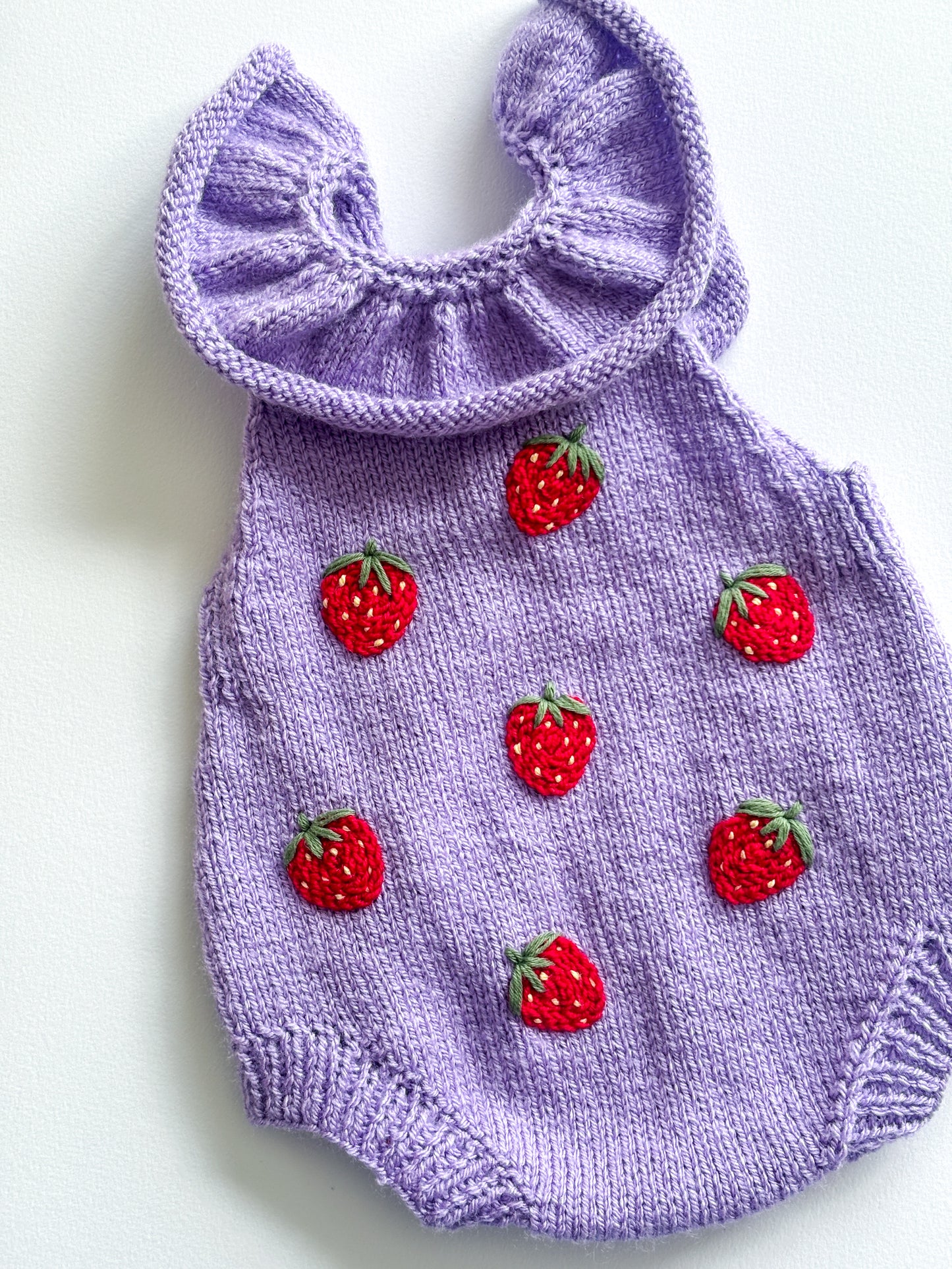 Strawberry Frill Romper