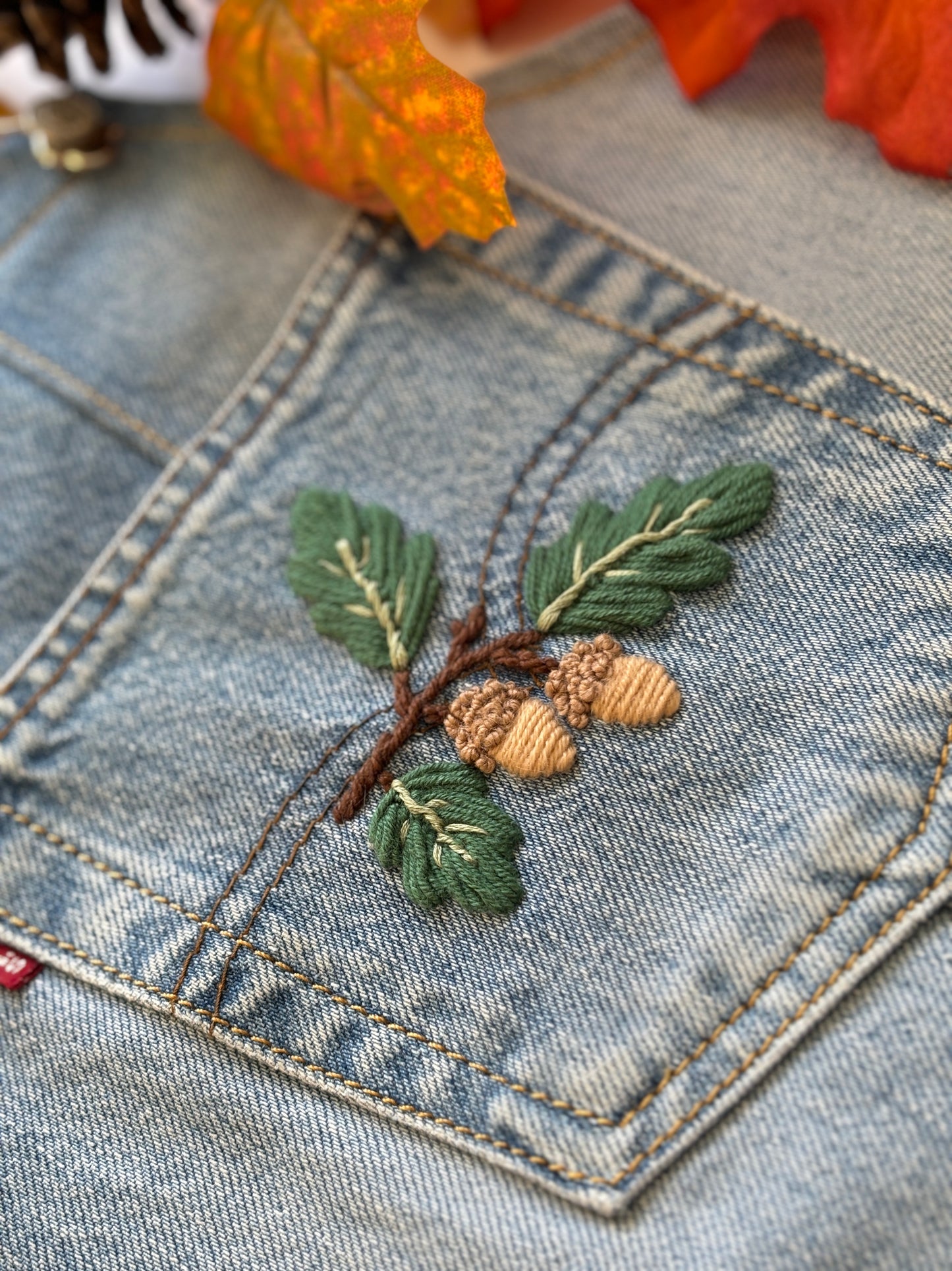 Acorn & Oak Dungarees, 1-2 years