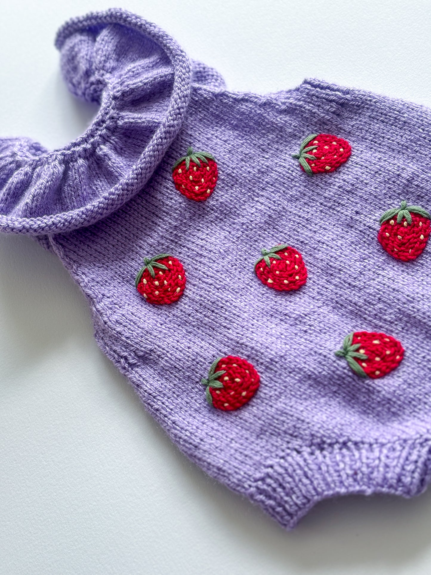 Strawberry Frill Romper